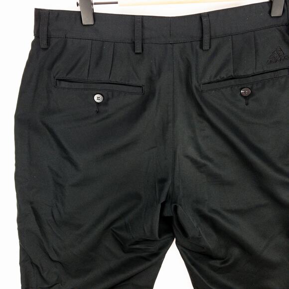 Adidas Climalite Pants Men's 32x30 Back with Black Logo 100% Polyester - Picture 11 of 13